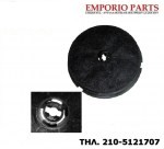 Φίλτρο άνθρακα αποροφητήρα ΤΕΚΑ (1 τεμάχιο, κούμπωμα T), 20-515086